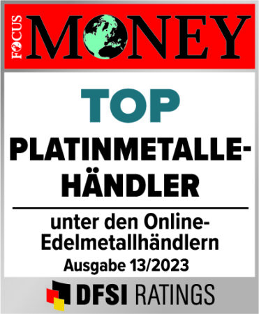FOCUS MONEY-Edelmetallhändlertest: Erneut Bestnote für pro aurum