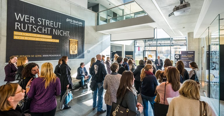 Eventlocation Goldhaus auf der Meet Munich Tour 2018