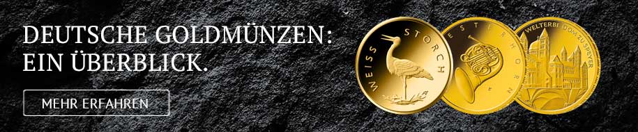 Überblick über die deutschen Goldmünzen des Jahres 2021